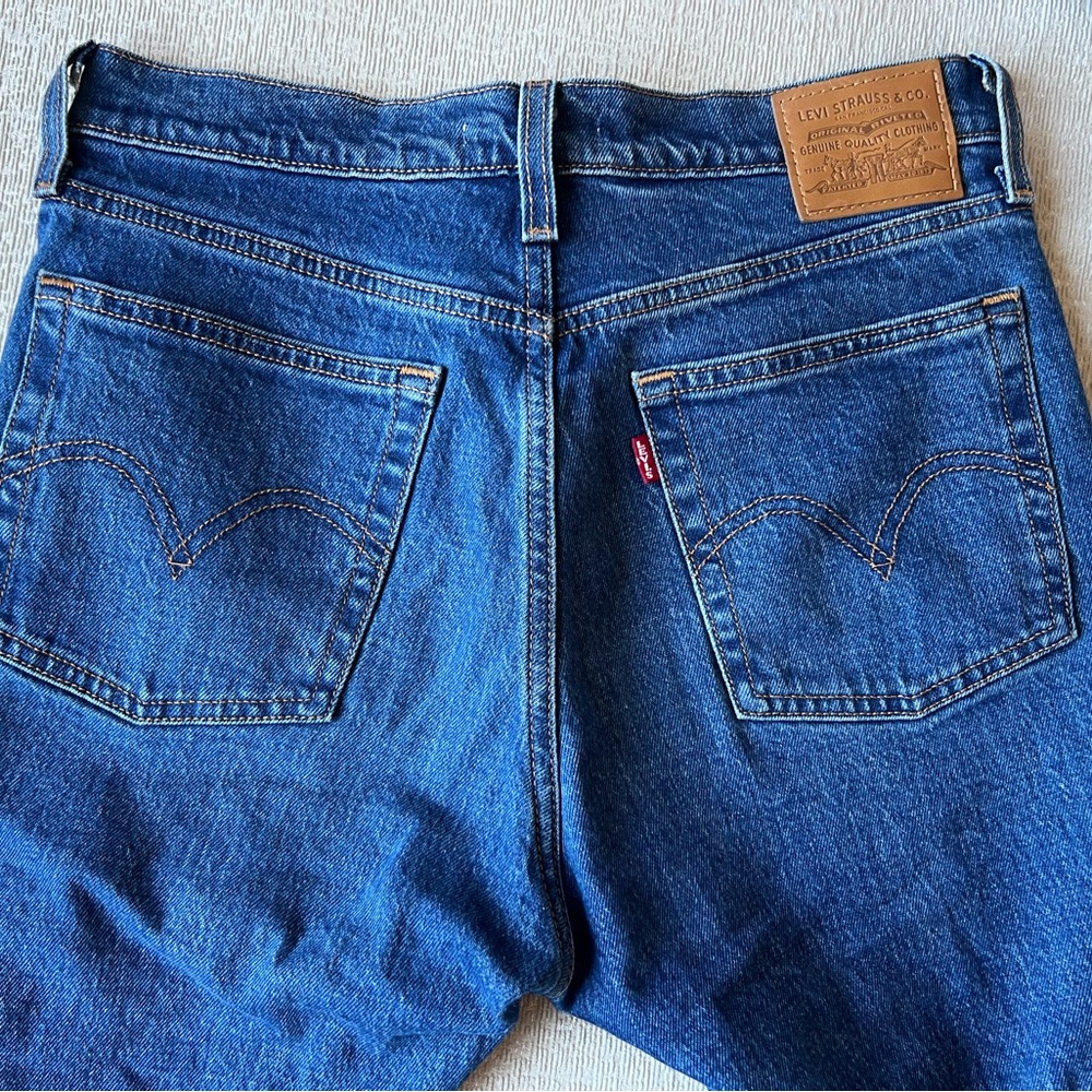 Levi's Wedgie Fit Indigo Straight Jeans